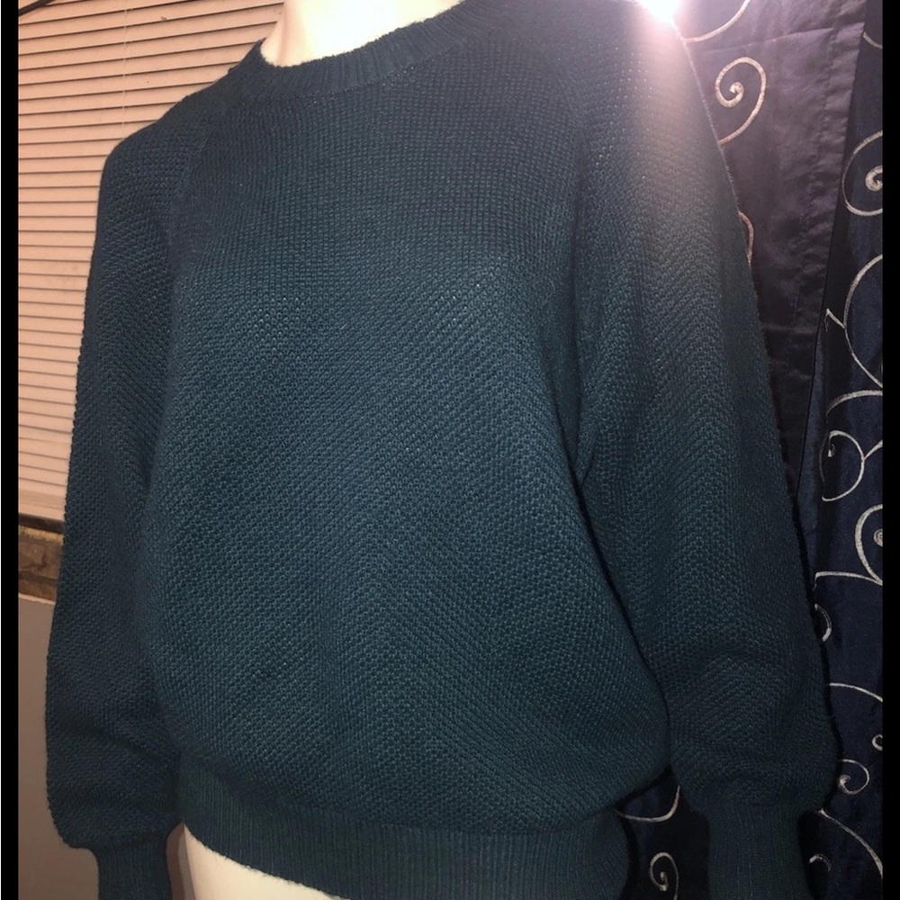 The Peruvian Connection Vintage Luxe Alpaca Sweater Hand Knitted In Peru L/XL